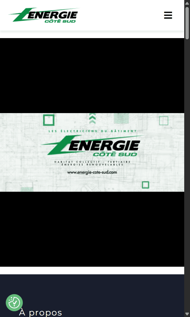 Aperçu mobile du site Énergie Côté Sud
