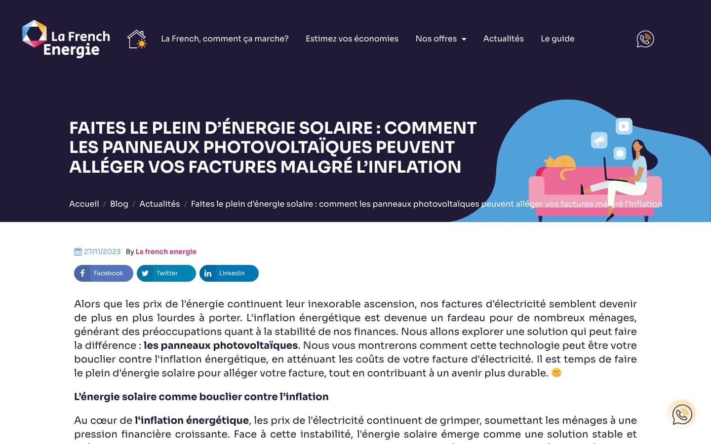 La French Energie - Simulateur d'économies avec carte Mapbox