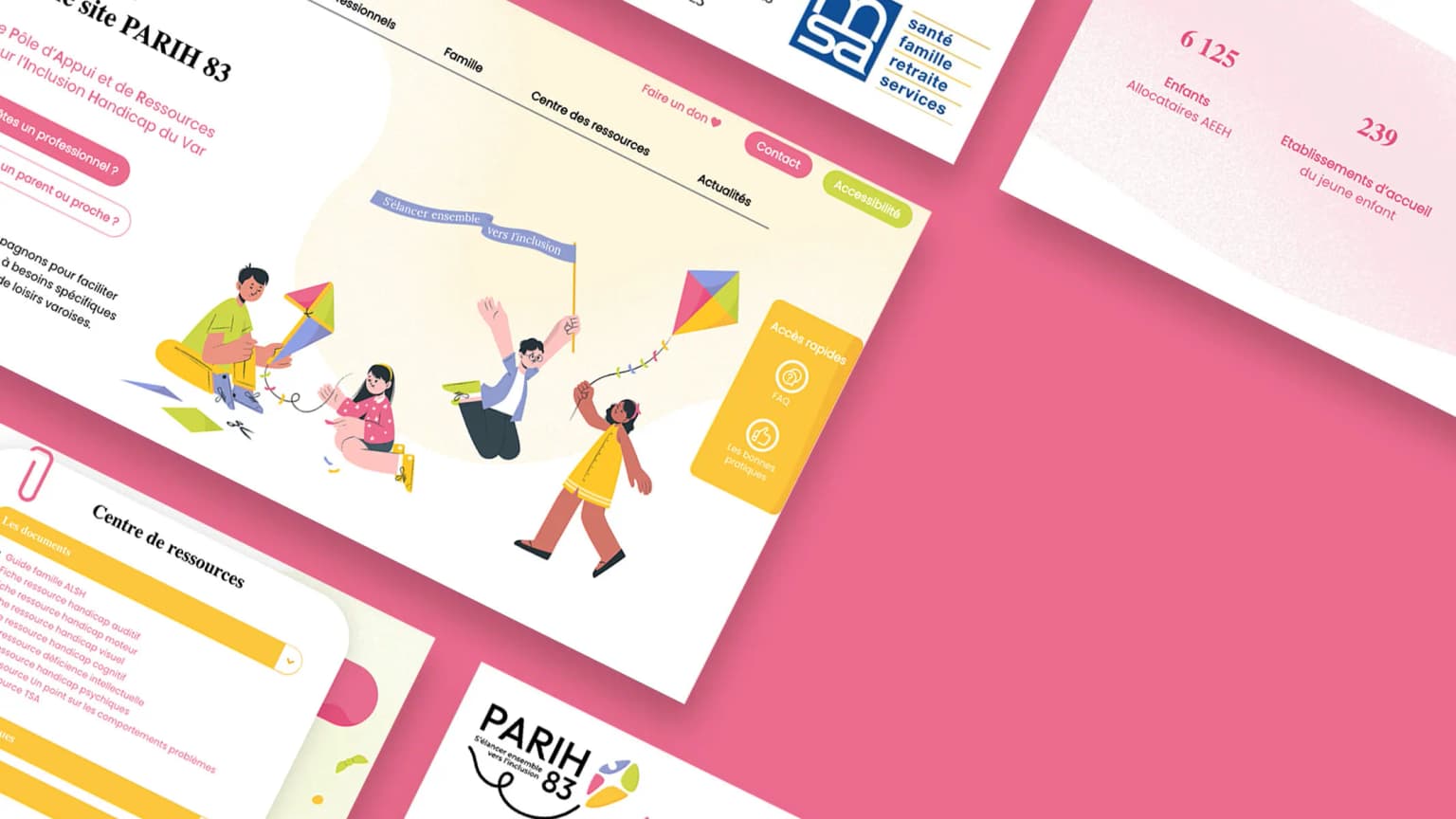 PariH — Site accessible pour pôle d'inclusion handicap du Var