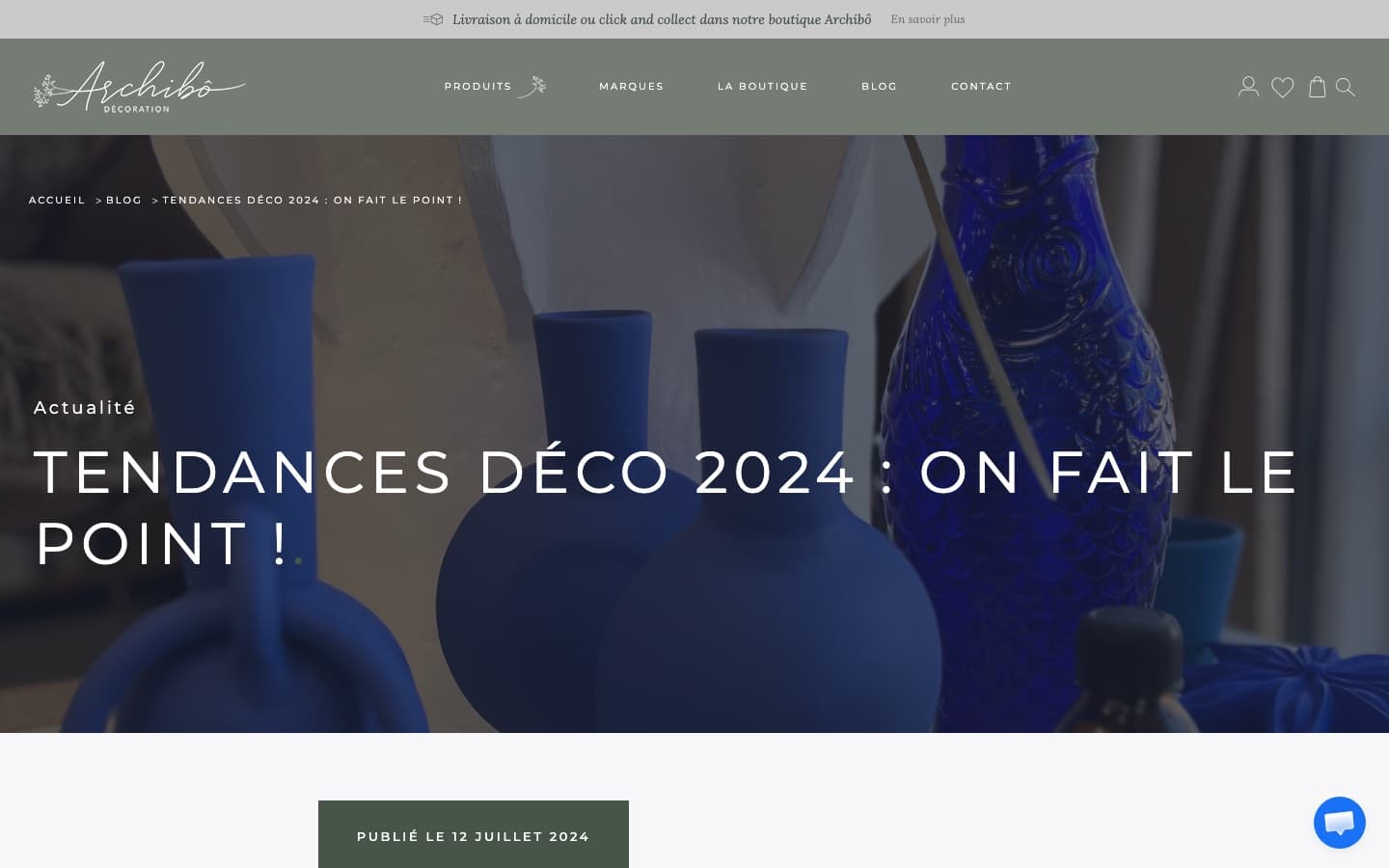 Archibo - Article éditorial Tendances Déco