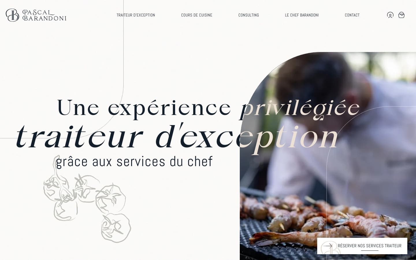 Barandoni - Page prestation traiteur