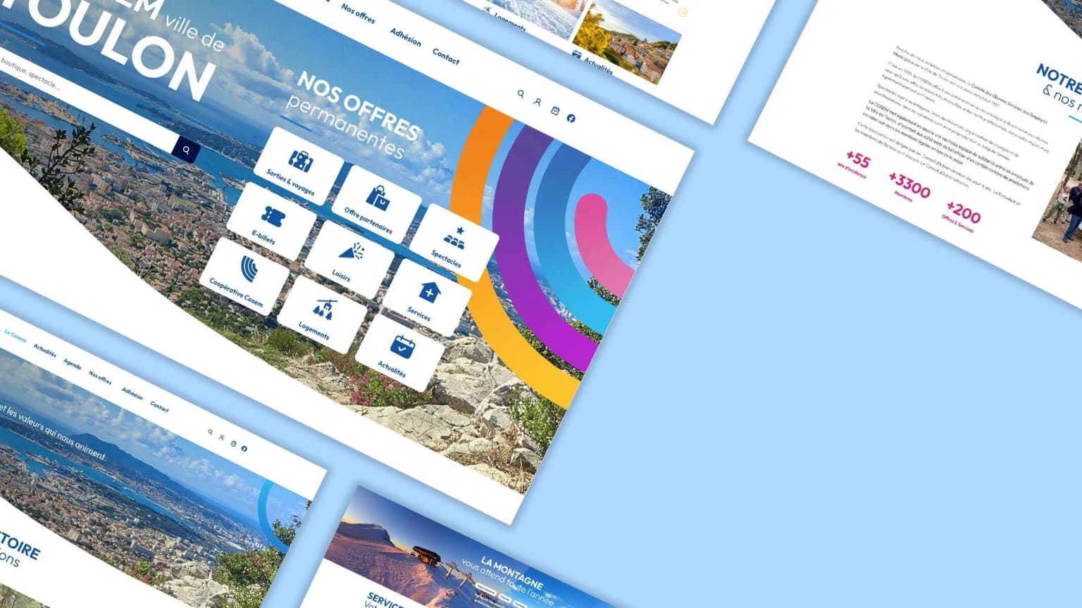 COSEM — Site institutionnel WordPress et prise de RDV pour réseau de centres de santé