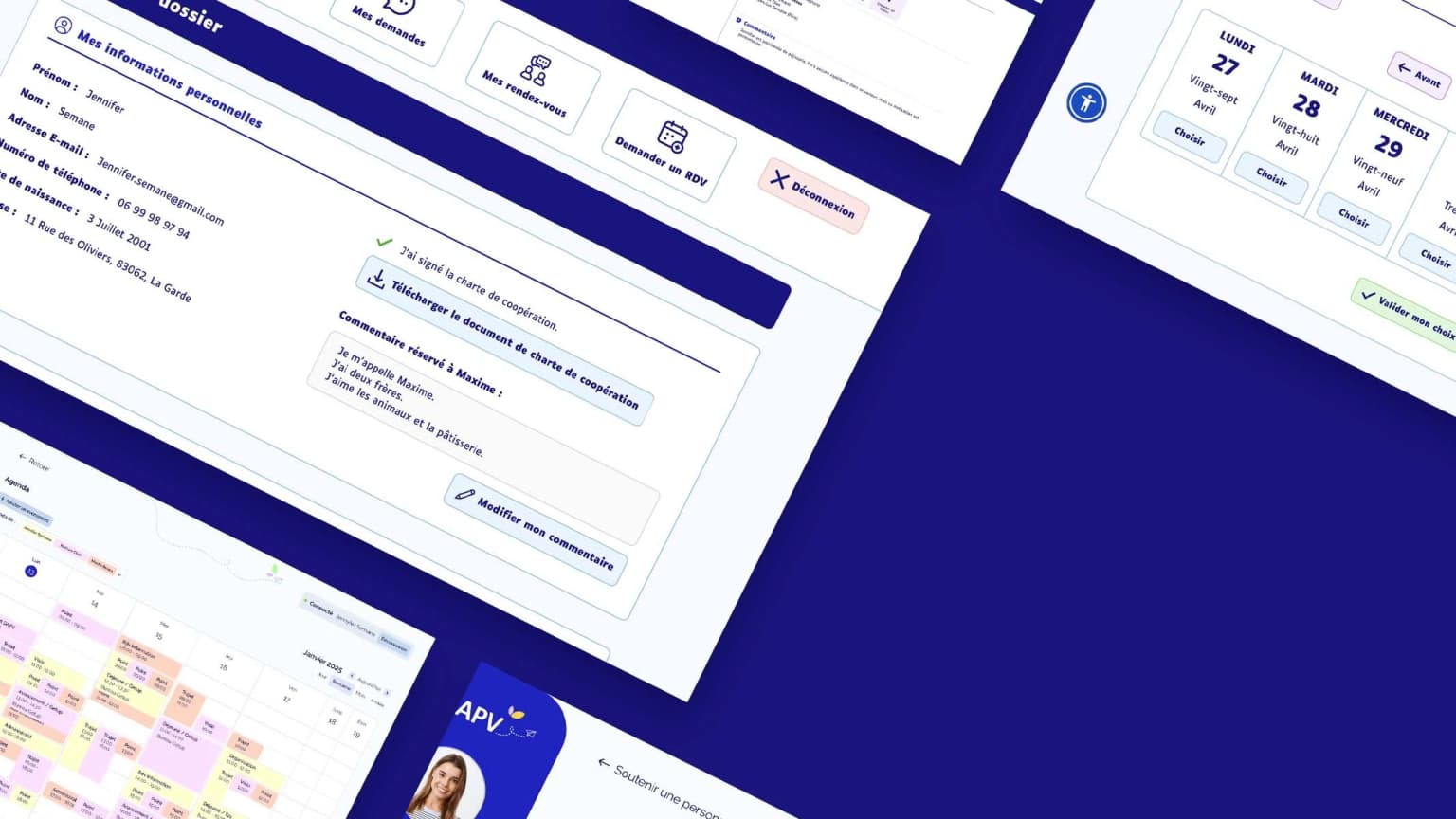 DAPV PACA — Logiciel métier sur-mesure pour le Dispositif d'Assistance au Projet de Vie en région PACA