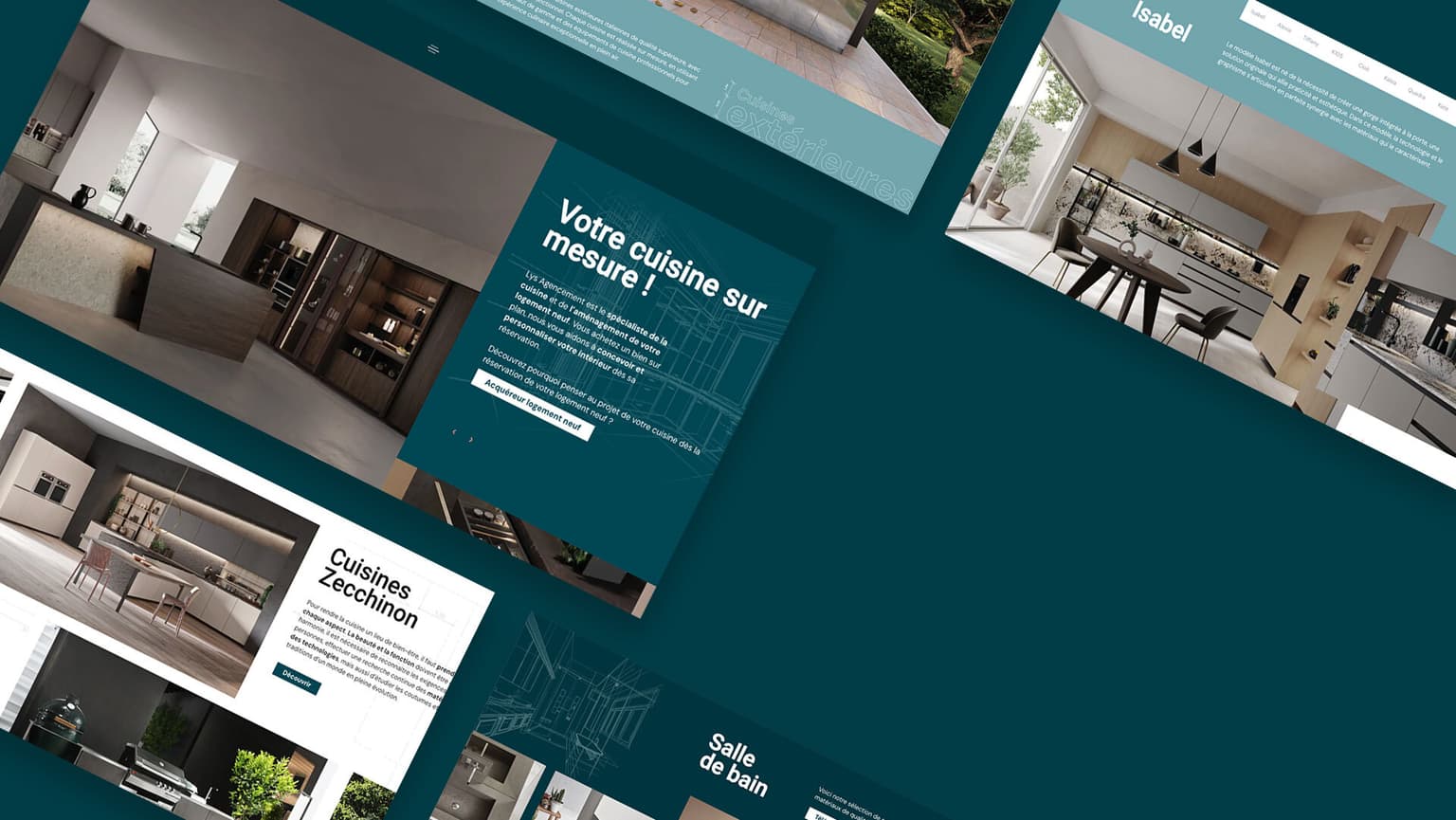 Lys Agencement — Site vitrine pour un spécialiste de la cuisine et de l'aménagement