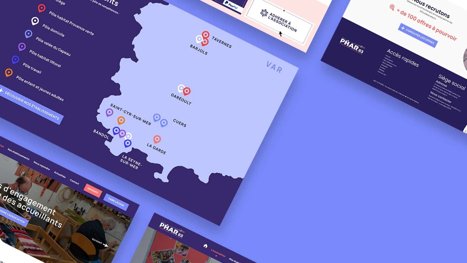 PHAR83 — Site accessible pour association médico-sociale fusionnée